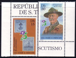 BS-50 Tome Principe Boy Scouts Padvinders Pfadfinder MNH ** Neuf SC - Unused Stamps