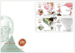 Portugal & FDC 200 Years Of Vista Alegre, Porcelain, Crystal And Glass 2024 (768889) - Glas & Fenster