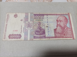 Billete De Rumania De 10000 Lei, Año 1994, Serie A0035 - Romania