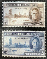 TRINIDAD  - MH*  - 1946   -  # 257/258 - Trinidad & Tobago (...-1961)