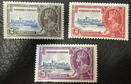 TRINIDAD  - MH*  - 1935   -  # 239, 240, 242 - Trinidad & Tobago (...-1961)