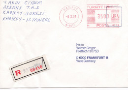 From Turkey To Germany - 1991 - Storia Postale