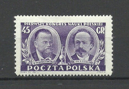 POLEN Poland 1951 Michel 696 * - Unused Stamps
