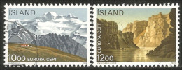 EU86-48d EUROPA CEPT 1986 Iceland Paysages Landscapes - 1986