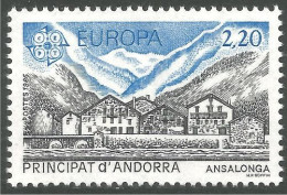 EU86-2a EUROPA CEPT 1986 Andorre Village Ansalonga MNH ** Neuf SC - 1986