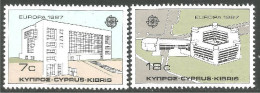 EU87-27 EUROPA-CEPT 1987 Chypre Cyprus Architecture Moderne MNH ** Neuf SC - 1987