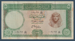Egypt - 1962 - 5 Pounds - Pick-39 - Sign. #11 - Refay - V.F. - As Scan - Aegypten