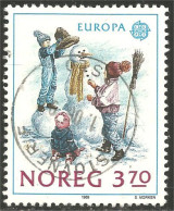 EU89-23c EUROPA-CEPT 1989 Norway Snowman Jeux Enfants Children Games Kinderspiele - Ohne Zuordnung