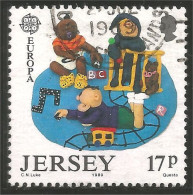 EU89-22 EUROPA-CEPT 1989 Jersey Dominos Jeux Enfants Children Games Kinderspiele - 1989