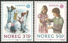 EU89-8 EUROPA-CEPT 1989 Norway Jeux Enfants Children Games Kinderspiele MNH ** Neuf SC - 1989