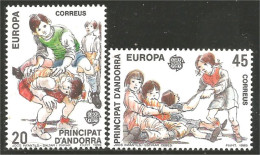 EU89-2 EUROPA-CEPT 1989 Andorra Jeux Enfants Children Games Kinderspiele MNH ** Neuf SC - 1989