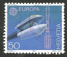 EU91-14 EUROPA-CEPT 1991 Suisse Espace Space Communication Satellite - 1990
