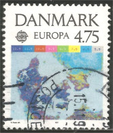 EU91-8a EUROPA-CEPT 1991 Denmark Espace Space Communication Satellite - 1990