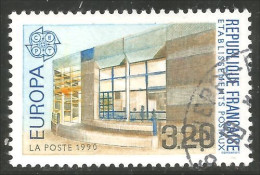 EU90-12a EUROPA-CEPT 1990 France Bureaux Postes Postal Houses - 1990