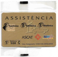 Spain - Telefónica - Assistencia Ascat - P-215 - 09.1996, 500PTA, 5.500ex, NSB - Emissions Privées