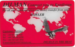 UK & Others - DILMAN (Kurdistan Calls) - Eagle On Red (Hawler), Remote Mem. 5£, Used - Emissions Entreprises