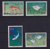 China Taiwan 1965 Fische Mi.-Nr. 576-579 Postfrisch ** - Other & Unclassified