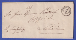 Preußen Brief Mit Zweikreisstempel BROMBERG, 1857 - Otros & Sin Clasificación
