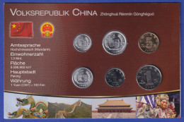 China Kursmünzensatz 1987/2010 Im Blister - Chine