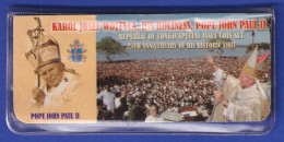 Republik Kongo 4er-Set  1 F- Gedenkmünzen Für Papst Johannes Paul II. 2004 - Sonstige – Afrika