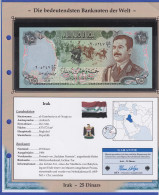 Irak 1986 Banknote 25 Dinars Saddam Hussein - Andere - Azië