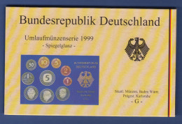 Bundesrepublik DM-Kursmünzensatz 1999 G Polierte Platte PP - Sets De Acuñados &  Sets De Pruebas