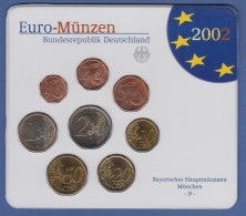 Bundesrepublik EURO-Kursmünzensatz 2002 D Normalausführung Stempelglanz - Sets De Acuñados &  Sets De Pruebas