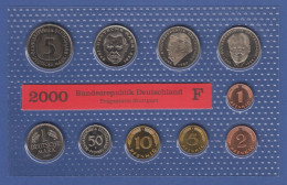 Bundesrepublik DM-Kursmünzensatz 2000 F Stempelglanz - Mint Sets & Proof Sets