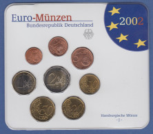 Bundesrepublik EURO-Kursmünzensatz 2002 J Normalausführung Stempelglanz - Münz- Und Jahressets