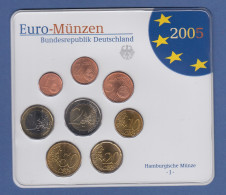 Bundesrepublik EURO-Kursmünzensatz 2005 J Normalausführung Stempelglanz - Münz- Und Jahressets