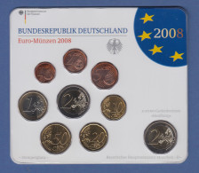 Bundesrepublik EURO-Kursmünzensatz 2008 D Normalausführung Stempelglanz - Münz- Und Jahressets