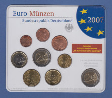 Bundesrepublik EURO-Kursmünzensatz 2007 G Normalausführung Stempelglanz - Ongebruikte Sets & Proefsets
