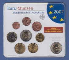 Bundesrepublik EURO-Kursmünzensatz 2007 J Normalausführung Stempelglanz - Mint Sets & Proof Sets