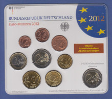 Bundesrepublik EURO-Kursmünzensatz 2012 G Normalausführung Stempelglanz - Mint Sets & Proof Sets