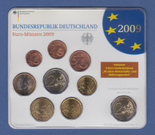 Bundesrepublik EURO-Kursmünzensatz 2009 J Normalausführung Stempelglanz - Sets De Acuñados &  Sets De Pruebas