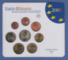 Bundesrepublik EURO-Kursmünzensatz 2005 A Normalausführung Stempelglanz - Münz- Und Jahressets