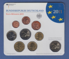 Bundesrepublik EURO-Kursmünzensatz 2011 D Normalausführung Stempelglanz - Ongebruikte Sets & Proefsets