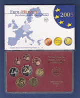 Bundesrepublik EURO-Kursmünzensatz 2005 F Spiegelglanz-Ausführung PP - Sets De Acuñados &  Sets De Pruebas