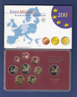 Bundesrepublik EURO-Kursmünzensatz 2006 J Spiegelglanz-Ausführung PP - Mint Sets & Proof Sets