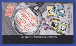 Guernsey 1996 100 Jahre Kino Markenheftchen Mi.-Nr. MH 40 ** - Guernesey