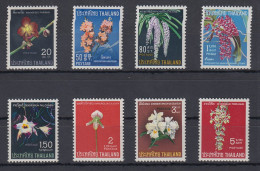 Thailand 1967 Einheimische Orchideen Satz Mi.-Nr. 493-500 ** / MNH - Thaïlande