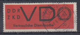 DDR Dienstmarke VD 3x Bedarfs-gestempelt BITTERFELD - Oblitérés