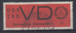 DDR Dienstmarke VD 3x Bedarfs-gestempelt CHEMNITZ - Afgestempeld