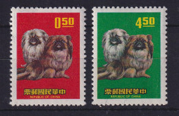 China Taiwan 1969 Hunde Pekinesen Mi.-Nr. 749-750 Postfrisch ** - Other & Unclassified