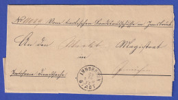 Österreich Dienstbrief Mit Rundstempel INNSBRUCK STADT Von 1875 - ...-1850 Prefilatelía