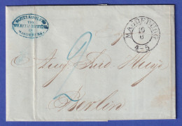 Preußen Brief Mit Zweikreisstempel MAGDEBURG, 1850 - Autres & Non Classés