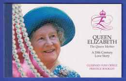 Guernsey 1999 The Queen Mother Markenheftchen Mi.-Nr. MH 43 ** - Guernesey