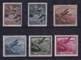 Liechtenstein 1930 Flugpost Mi.-Nr. 108-113 Satz 6 Werte Kpl. ** - Sonstige & Ohne Zuordnung