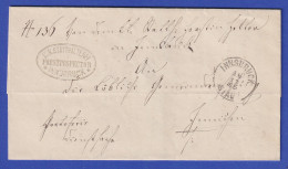 Österreich Dienstbrief Mit Rundstempel INNSBRUCK STADT 1875/1876 - ...-1850 Prephilately