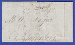 Österreich Geschäftsbrief Mit Einzeiler CENEDA 1835 - ...-1850 Prephilately